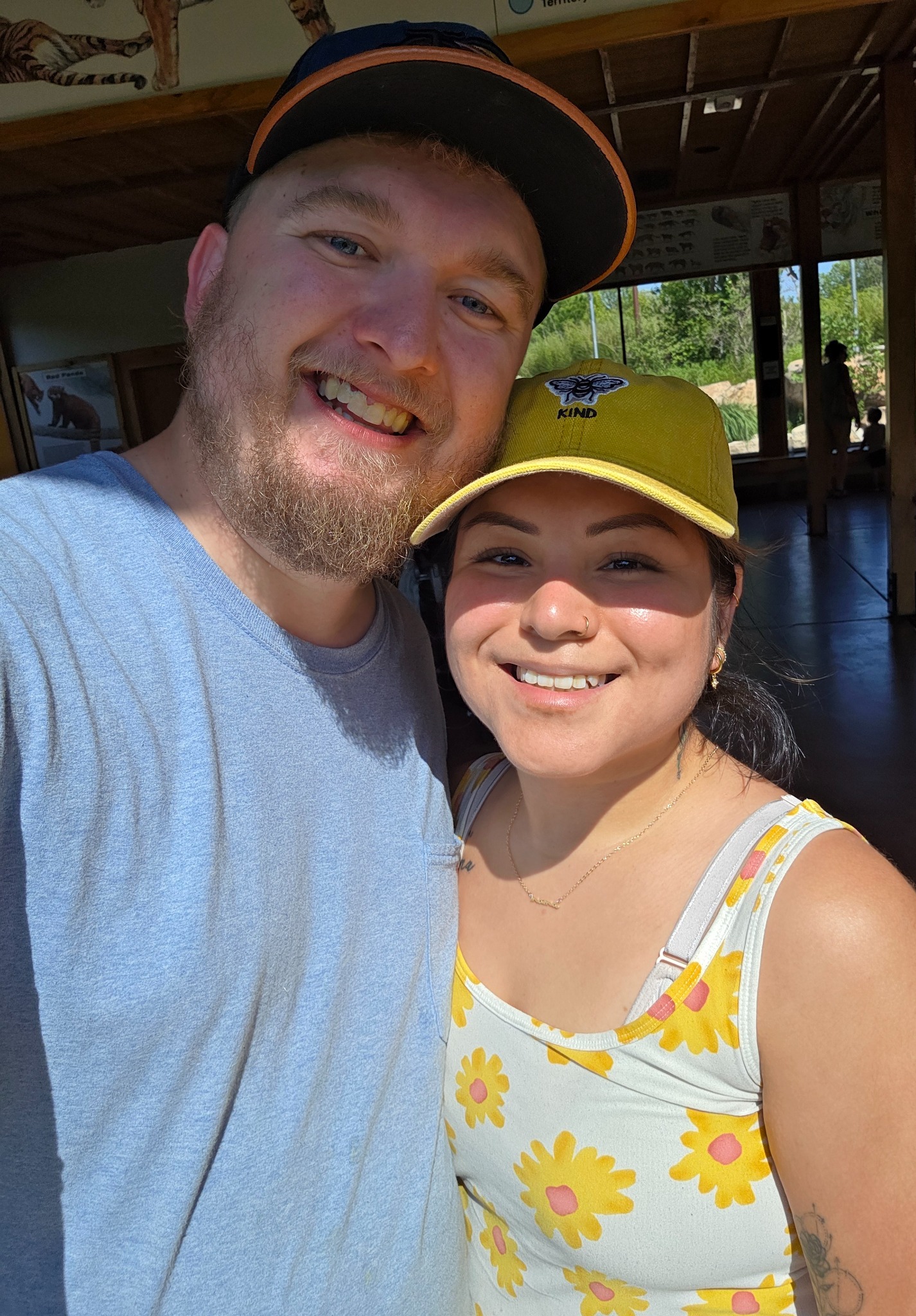 Zach and Monserrat Lambert smiling together